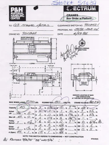 Photo #8 of (4) LATE MODEL OVERHEAD BRIDGE CRANES: 10 TON - 45 TON