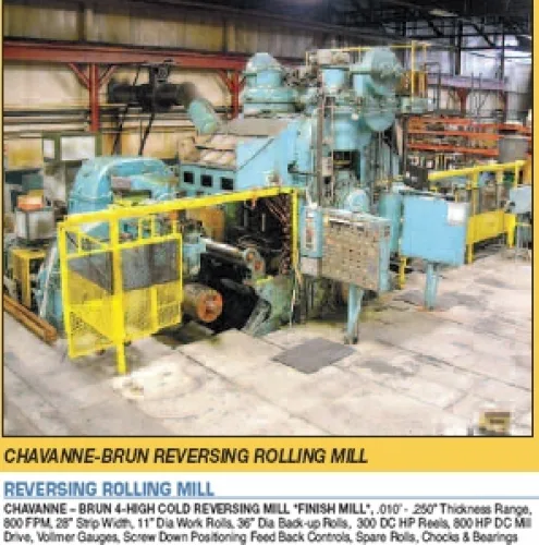 Photo #3 of CHAVANNE BRUN 4-HIGH COLD REVERSING ROLLING MILL