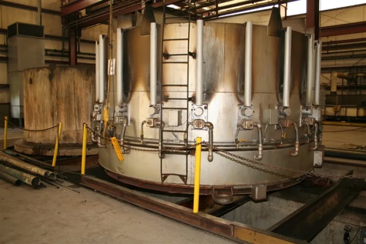 Photo #1 of 2000 54" DIAM. X 80" HIGH RADCON BELL TYPE ANNEALING FURNACE