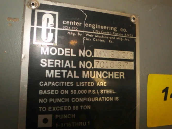 Photo #52 of ONLINE AUCTION: METAL FABRICATION, SHEET METAL & ROLL FORMING EQUIPMENT