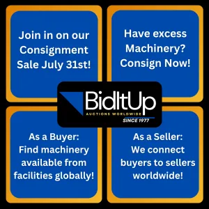 Quarterly Consignment Sale! Featuring an exciting lineup of equipment, machinery, and tooling across North America!