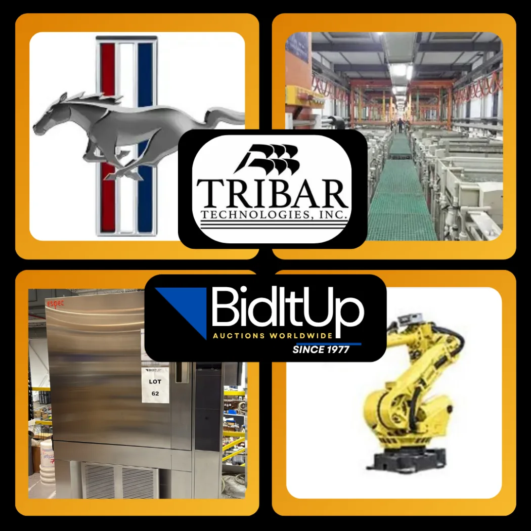 Tribar Technologies Inc.  2nd in a series of 2 Auctions- Assets from Tier-1 Automotive Supplier Available Due to Consolidation - ABB Robots, Chrome Plating Systems, Paint Lines, Tooling, Injection Molding & Advanced Automation