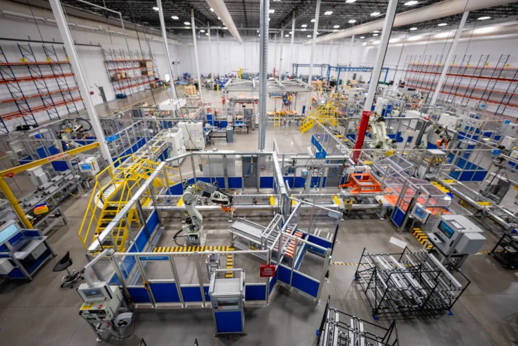 Photo #1 of Accepting Immediate Offers: thyssenkrupp - Kawasaki  LATE MODEL 2020 Battery Module to Pack Production [Robotic Work Cell Line - Installed & Calibrated Never Ran]