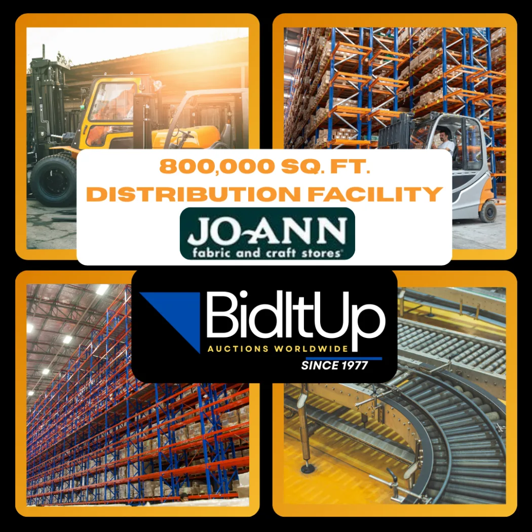 800,000 sq ft. Distribution Center - Former Assets of JO-ANN's - Pallet Racking, Lifts, Conveyor, Sorting Systems & General Machinery & Equipment