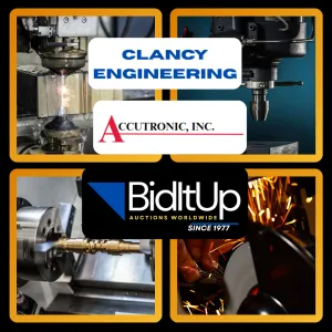 ACCUTRONIC AND CLANCY ENGINEERING: Timed Sale of Well Kept Metalworking Facilities in Detroit, Due to Retirement