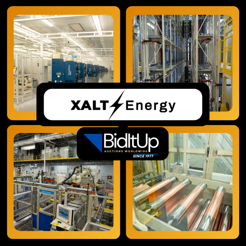 Xalt Energy - Day 8 of 8 - XALT Energy | Midland, Michigan Day 8: MRO, Tooling, Spares, Production Support & Facility Assets