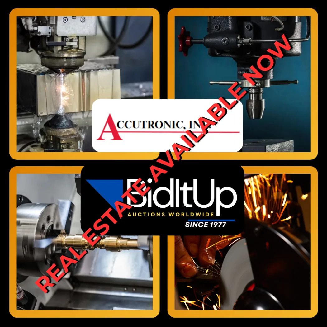 Real Estate Available for Immediate Offer: Accutronic: Metalworking Facility in Detroit, Michigan - Due to Retirement, Well Kept Metal Working Facility