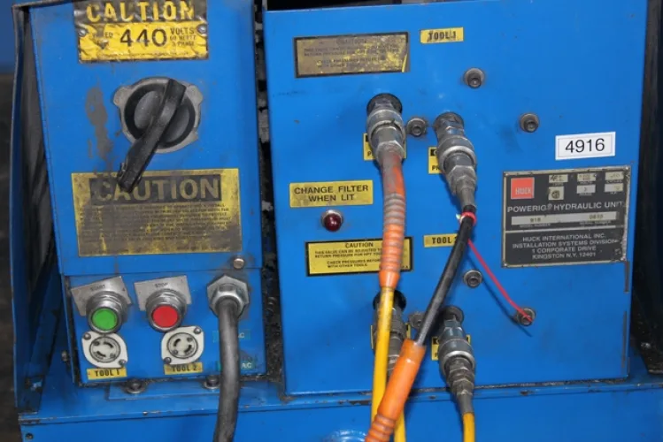 Photo #38 of NO RESERVE EBAY AUCTIONS! 
BOSCHERT HYDRAULIC POWER NOTCHER, PEXTO POWERED BEADER CRIMPER, METAL MUNCHER PUNCH, HUCK PORTABLE HYDRAULIC UNIT, AND MORE!