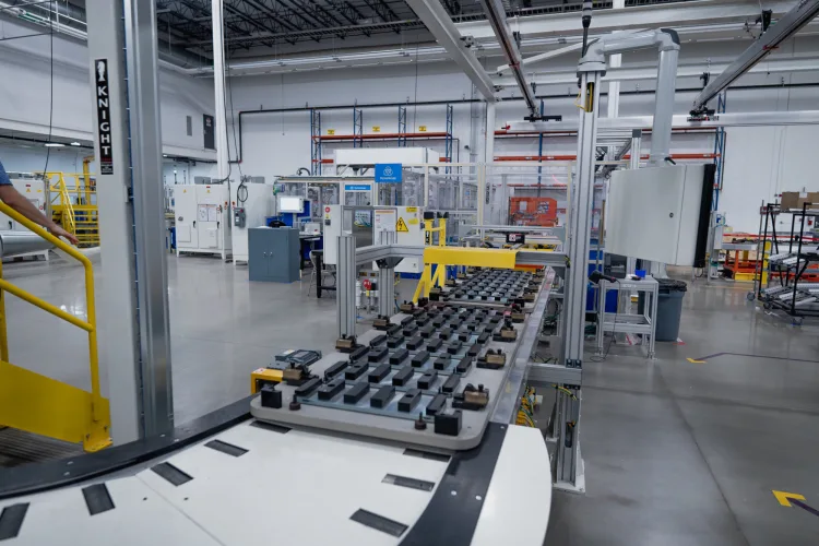 Photo #25 of Accepting Immediate Offers: thyssenkrupp - Kawasaki  Battery Module to Pack Production [Robotic Work Cell Line - Installed & Calibrated Never Ran]