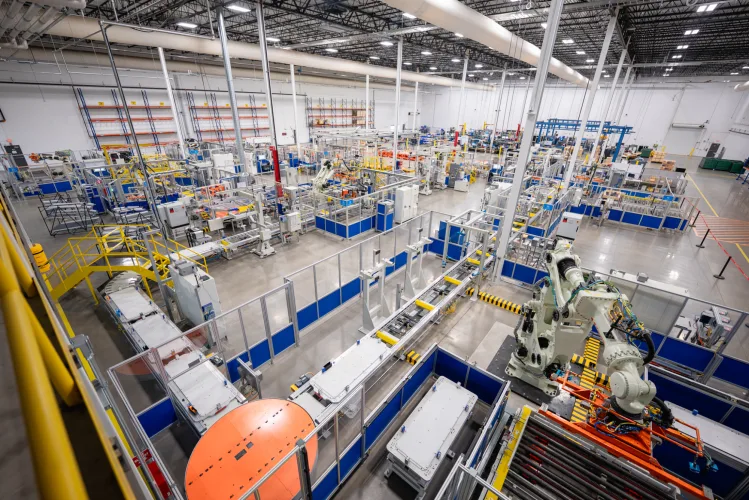 Photo #21 of Accepting Immediate Offers: thyssenkrupp - Kawasaki  Battery Module to Pack Production [Robotic Work Cell Line - Installed & Calibrated Never Ran]