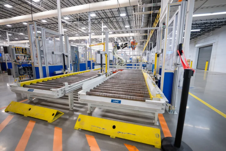 Photo #10 of Accepting Immediate Offers: thyssenkrupp - Kawasaki  Battery Module to Pack Production [Robotic Work Cell Line - Installed & Calibrated Never Ran]