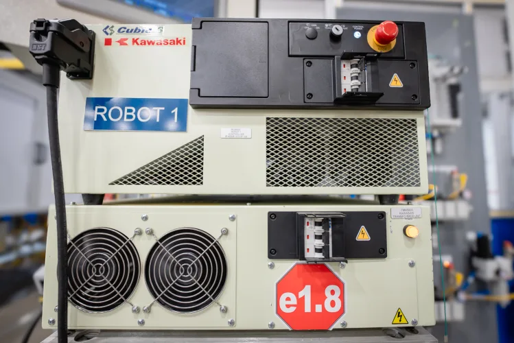 Photo #6 of Accepting Immediate Offers: thyssenkrupp - Kawasaki  Battery Module to Pack Production [Robotic Work Cell Line - Installed & Calibrated Never Ran]