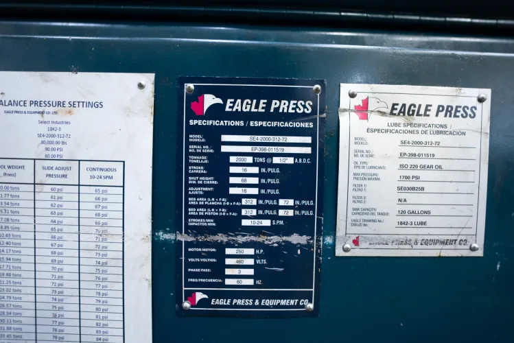 Photo #4 of PRIVATE TREATY SALE: PRECISION METAL STAMPING FACILITY