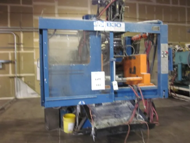 Photo #1 of INJECTION AND BLOW MOLDING MACHINES, INJECTION & BLOW MOLDING DIES, GRANULATORS, FABRIC CUTTING AND SEWING, CLEAT RIVETING, HOPPERS, DRYERS AND MORE