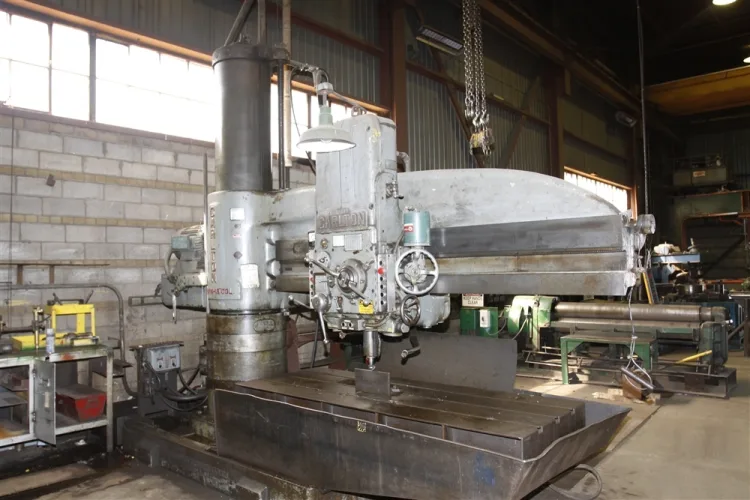 Photo #3 of (10) 2-20 TON OVERHEAD BRIDGE CRANES, 10 TON HEEDE/P&H TRAVELING OUTDOOR GANTRY CRANE, IRCO ROTARY WELDING TABLE, 10' X 1/2" PEARSON HYDRAULIC SHEAR, CARLTON 8' RADIAL DRILL, BLANCHARD SURFACE GRINDERS & MORE
