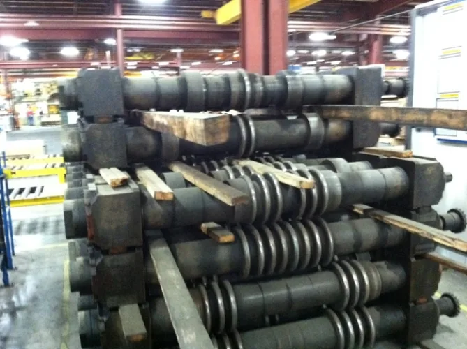 Photo #33 of TO BE SOLD AS LINES OR COMPONENTS: 24 STAND X 4" X 60" ASC ROLLFORMER, 22 STAND X 6" X 60" ARDCOR ROLLFORMER, AND ROLLFORMING COMPONENTS: EMBOSSING ROLLS, UNCOILERS, CUTOFFS AND TOOLING