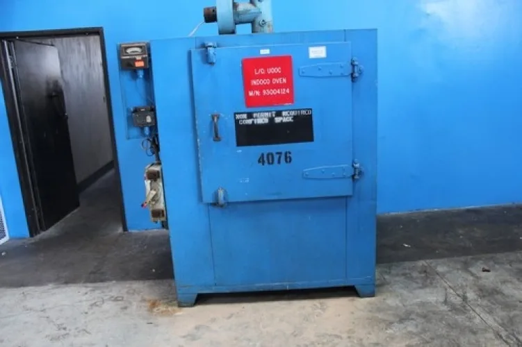 Photo #33 of EBAY AUCTION: ELECTRIC OVENS, FINISHING MACHINE, SLITTING MACHINE, LEVEL LOADERS, PARTS WASHER, SCARFICER, ENGINE LATHE, RADIAL ARM DRILL, AND HYDRAULIC PRESS BRAKE