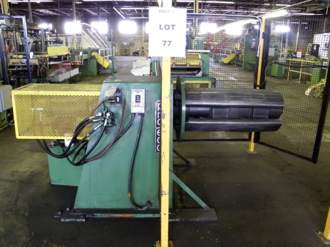 Photo #34 of NO RESERVE AUCTION - ROLLFORMING LINES/REELS, SERVO STRAIGHTENERS, CUT OFF PRESSES & MORE