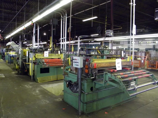 Photo #58 of NO RESERVE AUCTION - ROLLFORMING LINES/REELS, SERVO STRAIGHTENERS, CUT OFF PRESSES & MORE