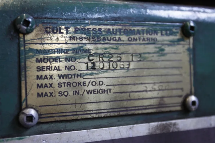 Photo #134 of NO RESERVE AUCTION - ROLLFORMING LINES/REELS, SERVO STRAIGHTENERS, CUT OFF PRESSES & MORE