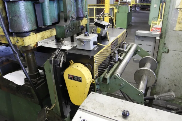 Photo #199 of NO RESERVE AUCTION - ROLLFORMING LINES/REELS, SERVO STRAIGHTENERS, CUT OFF PRESSES & MORE