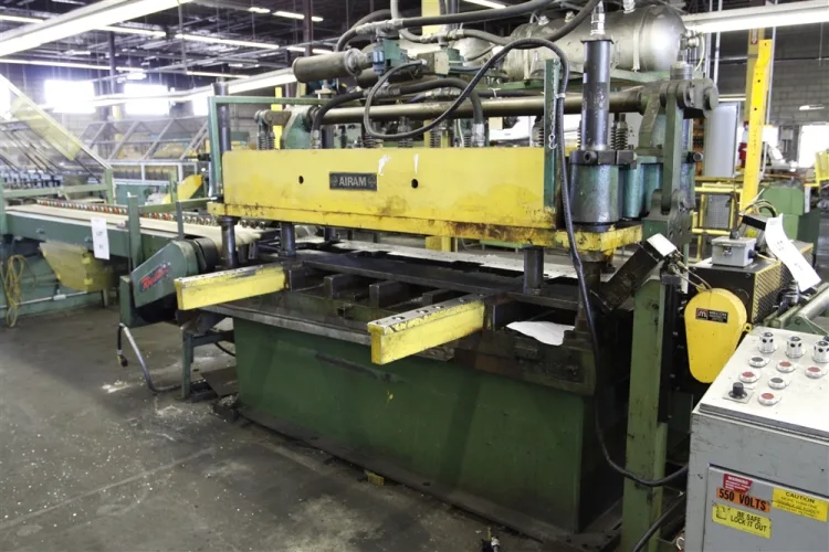 Photo #204 of NO RESERVE AUCTION - ROLLFORMING LINES/REELS, SERVO STRAIGHTENERS, CUT OFF PRESSES & MORE