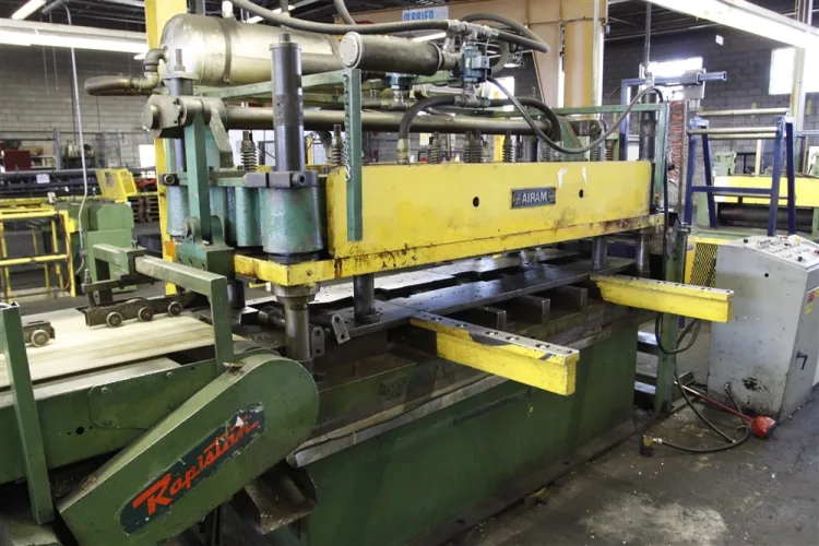 Photo #205 of NO RESERVE AUCTION - ROLLFORMING LINES/REELS, SERVO STRAIGHTENERS, CUT OFF PRESSES & MORE
