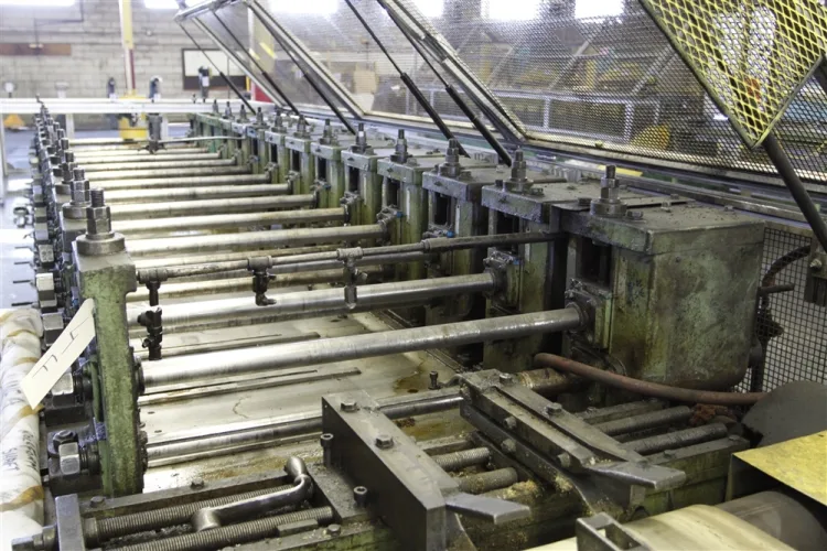 Photo #209 of NO RESERVE AUCTION - ROLLFORMING LINES/REELS, SERVO STRAIGHTENERS, CUT OFF PRESSES & MORE