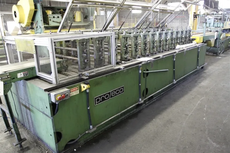 Photo #213 of NO RESERVE AUCTION - ROLLFORMING LINES/REELS, SERVO STRAIGHTENERS, CUT OFF PRESSES & MORE