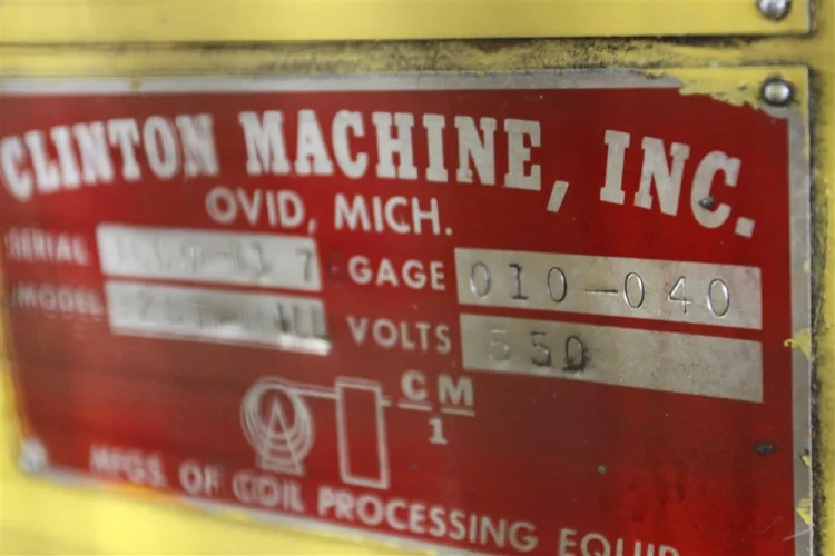 Photo #264 of NO RESERVE AUCTION - ROLLFORMING LINES/REELS, SERVO STRAIGHTENERS, CUT OFF PRESSES & MORE