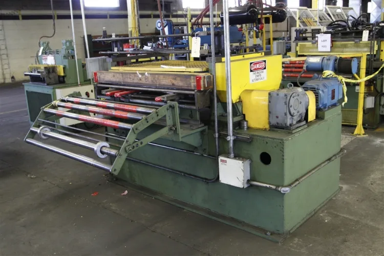 Photo #290 of NO RESERVE AUCTION - ROLLFORMING LINES/REELS, SERVO STRAIGHTENERS, CUT OFF PRESSES & MORE