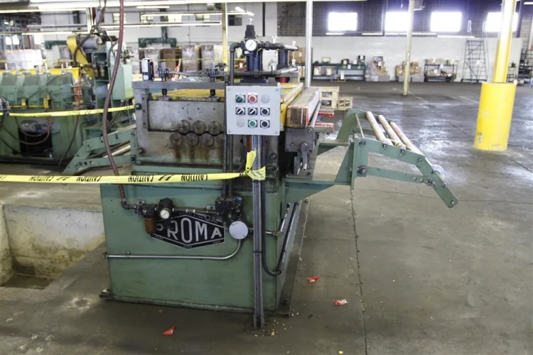 Photo #292 of NO RESERVE AUCTION - ROLLFORMING LINES/REELS, SERVO STRAIGHTENERS, CUT OFF PRESSES & MORE