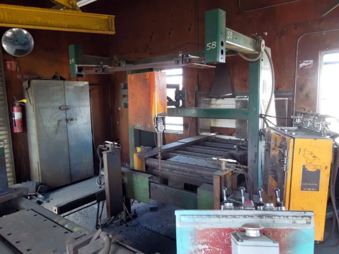 Photo #40 of NO RESERVE AUCTION! PEDDINGHAUS 3-SPINDLE CNC BEAM DRILL LINE, CONVEYORS, COPING LINES & AIR COMPRESSORS