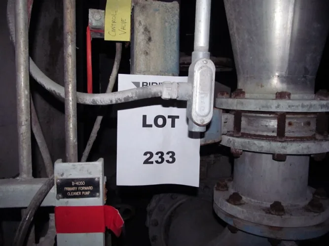 Photo #201 of FORMERLY OF KIEFFER PAPER/UNICELL PAPER MILL (INDIANA) INC.: AHLSTROM/KAMYR 150 TPD DEINK MILL W/ WET LAP MACHINE, REAL ESTATE (INDIANA) AND 200 TPD RECYCLED PAPERBOARD MILL