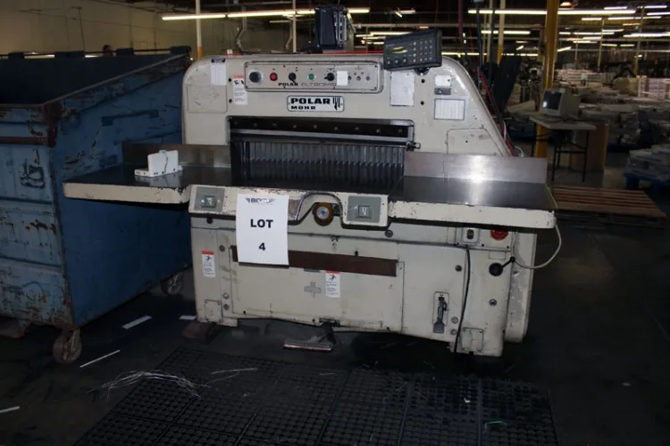 Photo #6 of SURPLUS ASSETS TO THE ONGOING OPERATIONS OF WORLD MARKETING, INC. INCLUDING DIDDE WEB PRESSES, HALM JET ENVELOPE PRESSES, SITMA POLYWRAPPER / LABELERS, POLAR GUILLOTINE, AND SUPPORT EQUIPMENT
