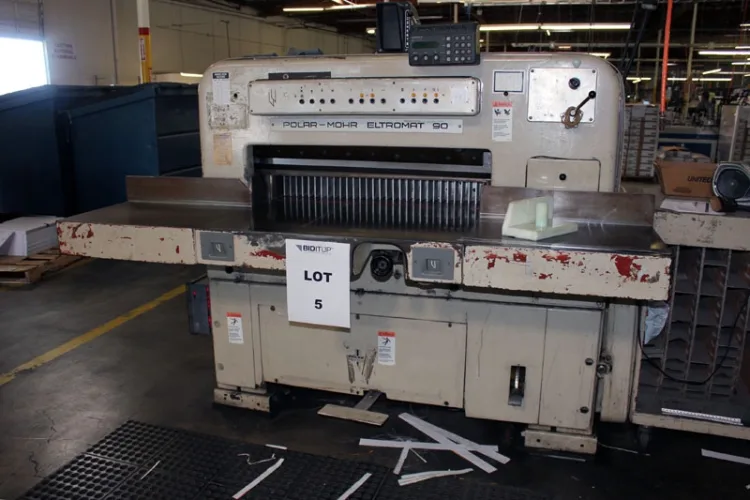 Photo #8 of SURPLUS ASSETS TO THE ONGOING OPERATIONS OF WORLD MARKETING, INC. INCLUDING DIDDE WEB PRESSES, HALM JET ENVELOPE PRESSES, SITMA POLYWRAPPER / LABELERS, POLAR GUILLOTINE, AND SUPPORT EQUIPMENT