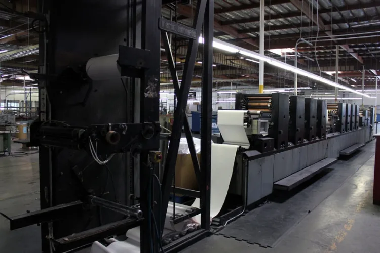 Photo #13 of SURPLUS ASSETS TO THE ONGOING OPERATIONS OF WORLD MARKETING, INC. INCLUDING DIDDE WEB PRESSES, HALM JET ENVELOPE PRESSES, SITMA POLYWRAPPER / LABELERS, POLAR GUILLOTINE, AND SUPPORT EQUIPMENT