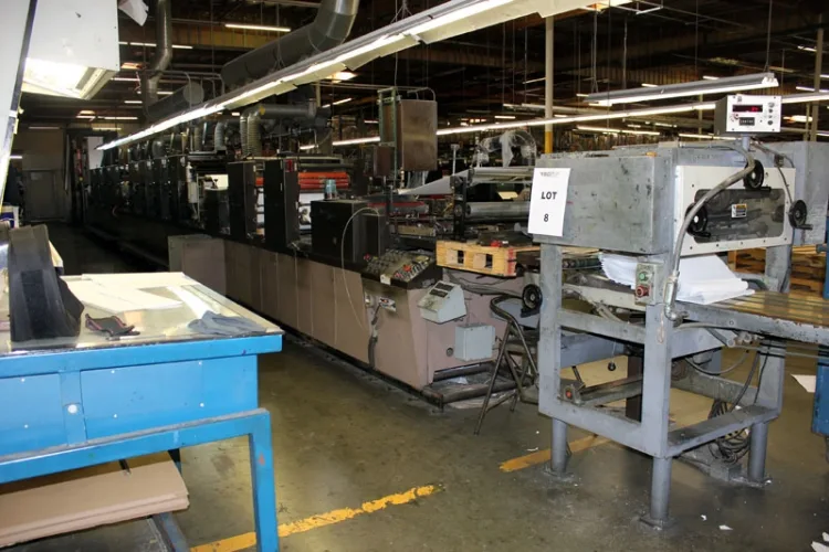 Photo #16 of SURPLUS ASSETS TO THE ONGOING OPERATIONS OF WORLD MARKETING, INC. INCLUDING DIDDE WEB PRESSES, HALM JET ENVELOPE PRESSES, SITMA POLYWRAPPER / LABELERS, POLAR GUILLOTINE, AND SUPPORT EQUIPMENT