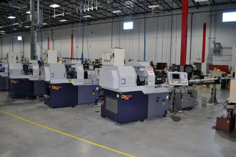 Photo #9 of SURPLUS TO THE CONTINUING OPERATIONS OF TECOMET - A PRECISION MEDICAL IMPLANT DEVICE MANUFACTURER: LATE TYPE CNC SWISS SCREW MACHINES, CNC MACHINING CENTERS, CNC GRINDING & MUCH MORE