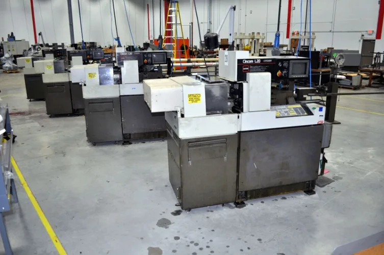 Photo #14 of SURPLUS TO THE CONTINUING OPERATIONS OF TECOMET - A PRECISION MEDICAL IMPLANT DEVICE MANUFACTURER: LATE TYPE CNC SWISS SCREW MACHINES, CNC MACHINING CENTERS, CNC GRINDING & MUCH MORE