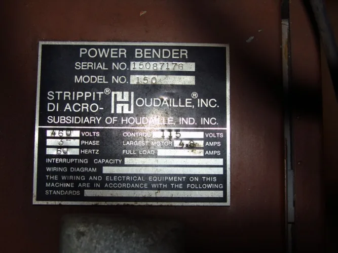 Photo #115 of ASSETS NO LONGER REQUIRED FOR THE ONGOING OPERATION OF DECIMAL ENGINEERING: HI TECH FABRICATION - EDM AND MACHINE SHOP EQUIPMENT