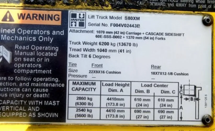 Photo #19 of (4) 1999-2004 HYSTER 5,300 LBS TO 11,000 LBS CAPACITY PROPANE FORKLIFTS