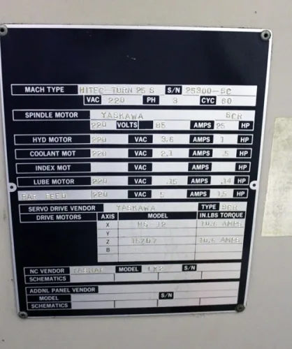 Photo #58 of PLANT CLOSURE OF BT CRELLIN MACHINE SHOP!  ASSET TO INCLUDE: VERTICAL MACHINING CENTERS, CNC TURNING CENTERS, AUTOMATIC SCREW MACHINES, MILLS, LATHES, GRINDERS, AND MUCH MORE!