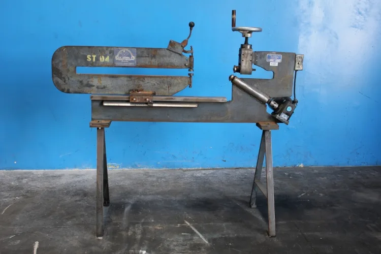Photo #2 of NO RESERVE EBAY AUCTIONS: FALCON VERTICAL BALER, (2) BLUE M ELECTRIC OVEN, W.A. WHITNEY HYDRAULIC PUNCH, ENGEL PNEUMATIC NOTCHING MACHINE, (2) PRESTO ELECTRIC SCISSOR LIFT & MUCH MORE
