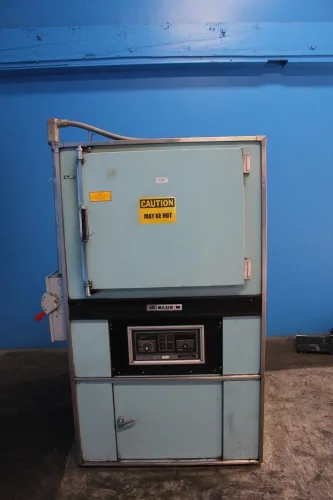 Photo #3 of NO RESERVE EBAY AUCTIONS: FALCON VERTICAL BALER, (2) BLUE M ELECTRIC OVEN, W.A. WHITNEY HYDRAULIC PUNCH, ENGEL PNEUMATIC NOTCHING MACHINE, (2) PRESTO ELECTRIC SCISSOR LIFT & MUCH MORE