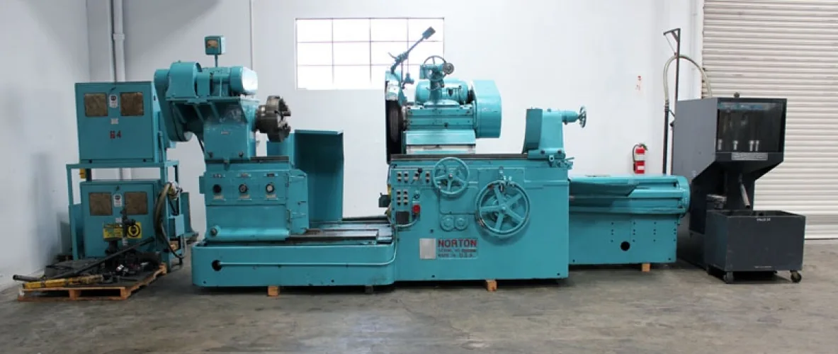 Photo #21 of 3-DAY GLOBAL ONLINE AUCTION: SURPLUS TO MAJOR AEROSPACE COMPANY: NORTON GAP BED STRUT CYLINDRICAL GRINDER