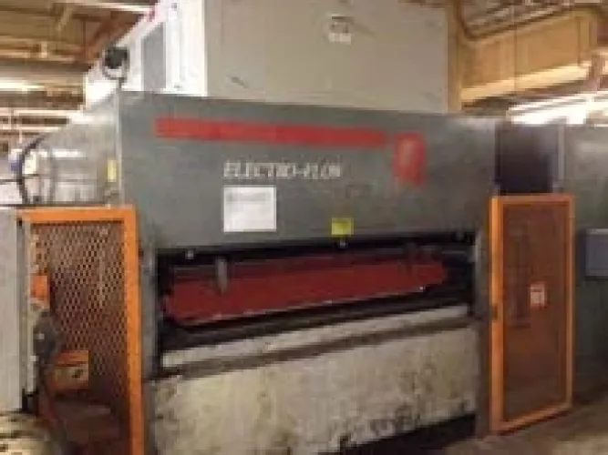 Photo #5 of LINWOOD FURNITURE FACTORY MACHINERY, INCLUDING: DIEHL RIPSAW, ROSENQUIST E100 ELECTRO-FLOW, SHODA CNC ROUTER, MATTISON TURNING LATHE, B. M. ROOT HYDRAULIC MULTI-HEAD BORING MACHINE & MUCH MORE...