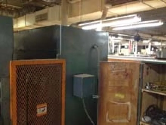 Photo #6 of LINWOOD FURNITURE FACTORY MACHINERY, INCLUDING: DIEHL RIPSAW, ROSENQUIST E100 ELECTRO-FLOW, SHODA CNC ROUTER, MATTISON TURNING LATHE, B. M. ROOT HYDRAULIC MULTI-HEAD BORING MACHINE & MUCH MORE...