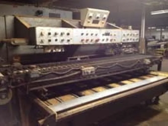 Photo #7 of LINWOOD FURNITURE FACTORY MACHINERY, INCLUDING: DIEHL RIPSAW, ROSENQUIST E100 ELECTRO-FLOW, SHODA CNC ROUTER, MATTISON TURNING LATHE, B. M. ROOT HYDRAULIC MULTI-HEAD BORING MACHINE & MUCH MORE...