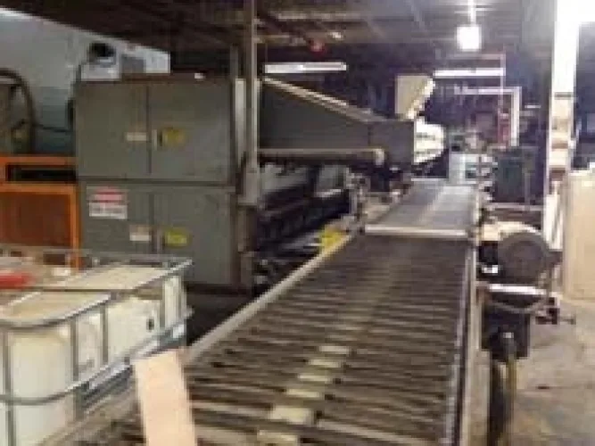 Photo #8 of LINWOOD FURNITURE FACTORY MACHINERY, INCLUDING: DIEHL RIPSAW, ROSENQUIST E100 ELECTRO-FLOW, SHODA CNC ROUTER, MATTISON TURNING LATHE, B. M. ROOT HYDRAULIC MULTI-HEAD BORING MACHINE & MUCH MORE...